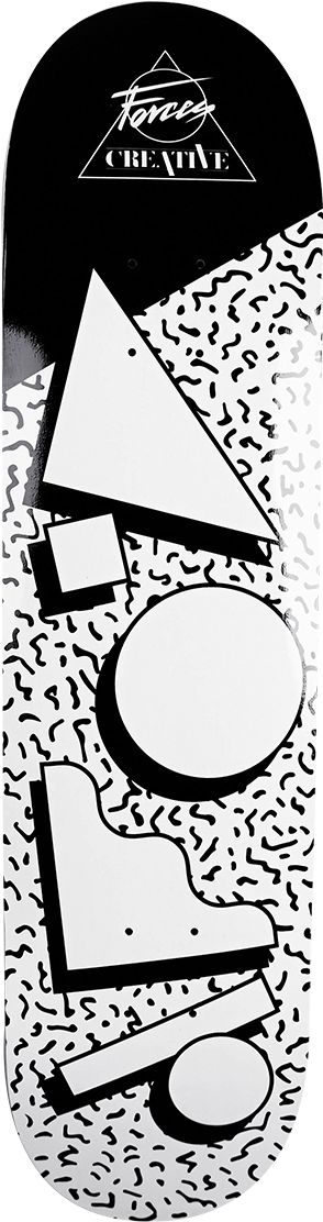 Image Of Shapes Deck - Skateboard Deck (1181x1181), Png Download