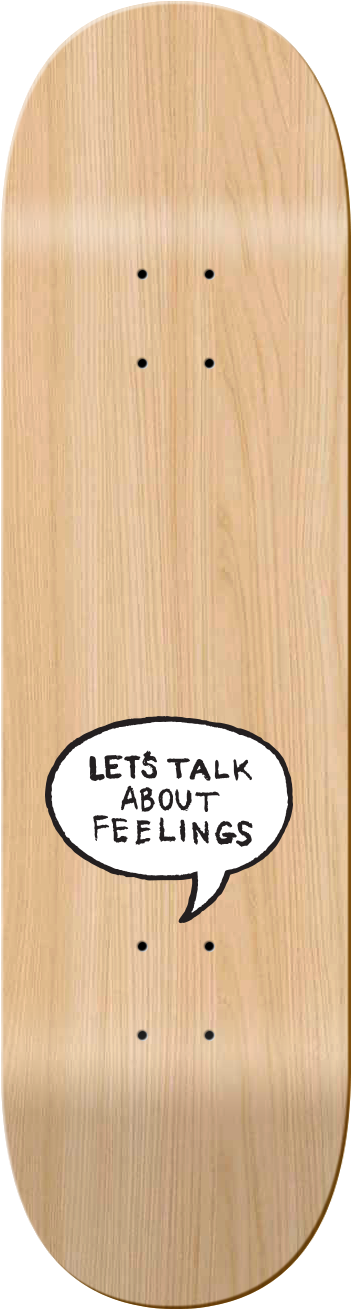 Vannen X Lagwagon "let's Talk About Feelings" Skateboard - Lagwagon - Let's Talk About Feelings (420x1350), Png Download