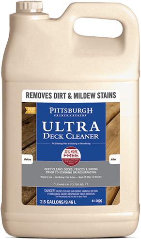 Ultra Deck Cleaner - Pittsburgh Ultra Deck Cleaner - 2.5 Gal. (440x492), Png Download
