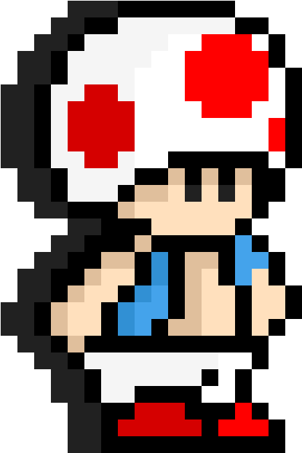 Pixilart Pixel Toad Anonymous Png Pixel Toad - Pixel Toad (1200x1200), Png Download