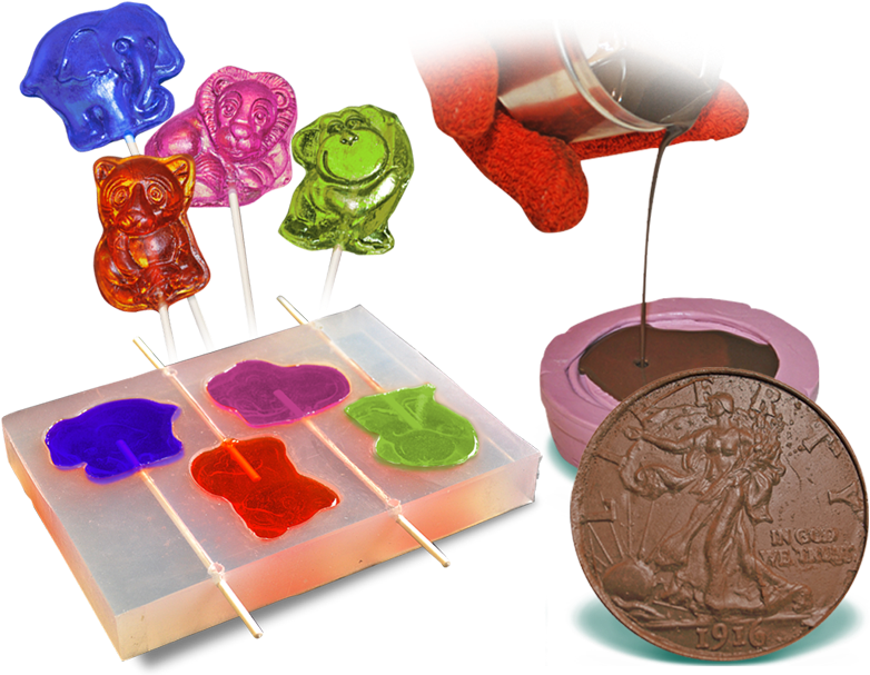 Food Safe Mold Making - Silicone Food Molds (800x612), Png Download