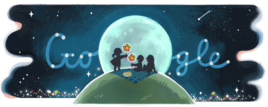 Trung Thu Google (550x220), Png Download