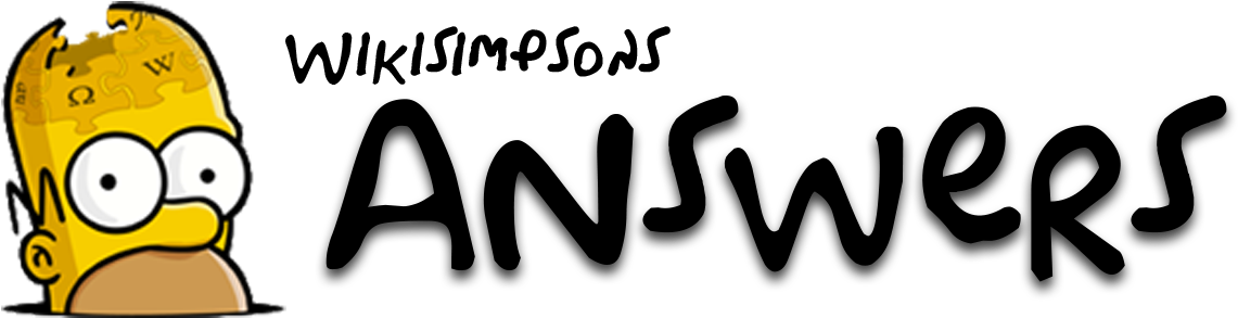 Wikisimpsons Answers - Answers Simpsons (1200x300), Png Download