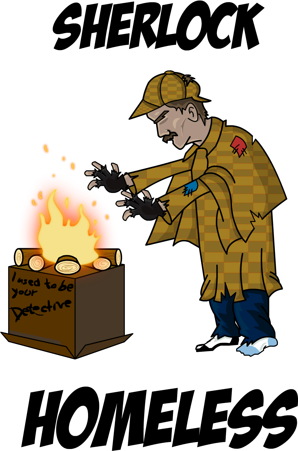 Sherlock Homeless - Like Sheldon Throw Blanket (1375x1875), Png Download