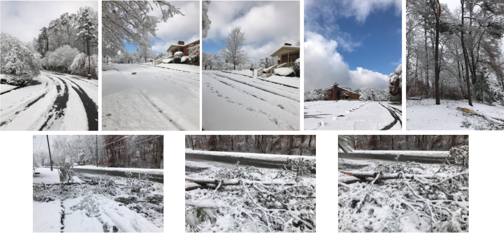 December 8-9, Snow Storm At Transfiguration - Snow (1029x477), Png Download