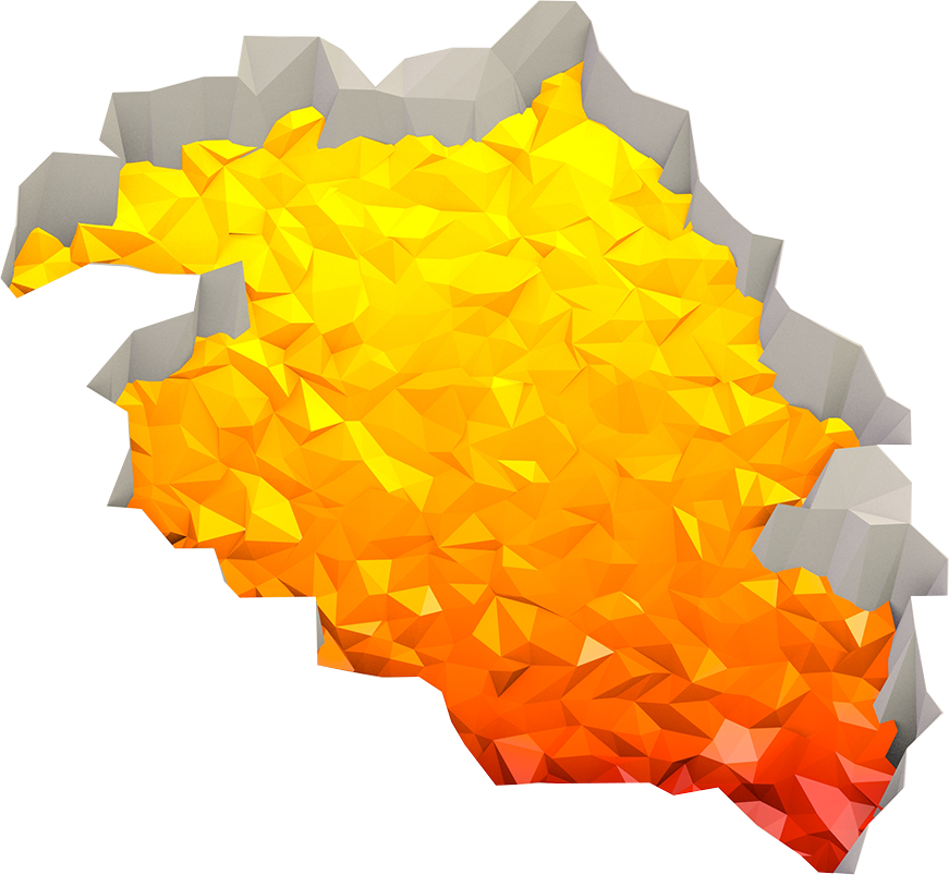 Waba Fun's Great Adventure Production Lava Pit - Craft (871x803), Png Download