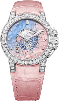 Ocean Moon Phase 36mm - Harry Winston Ocean Moon Phase (760x500), Png Download