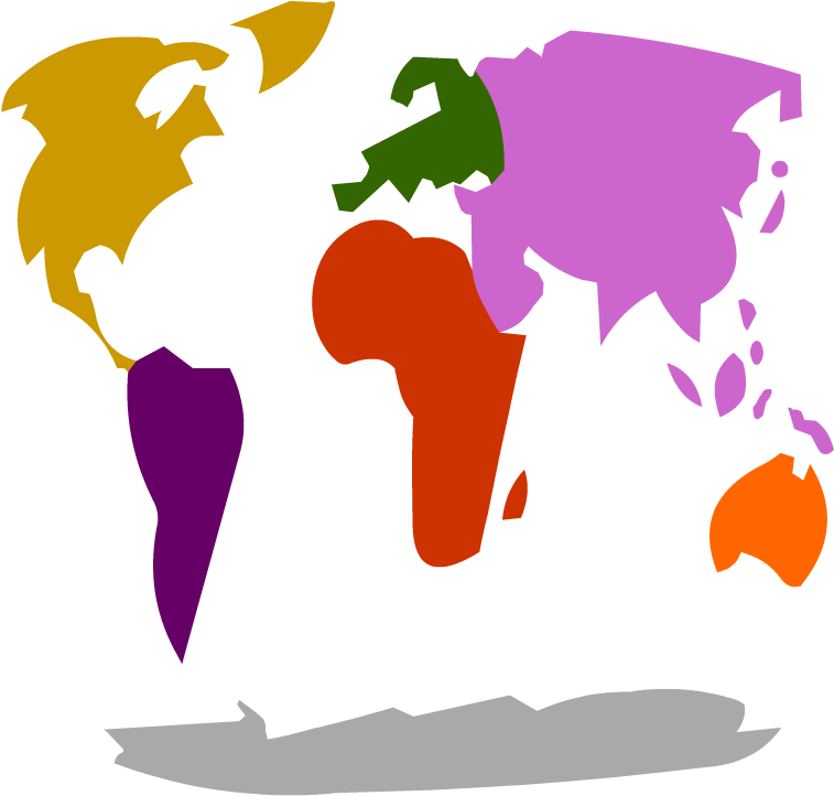 Continents Of The World - Continents Icon (880x880), Png Download
