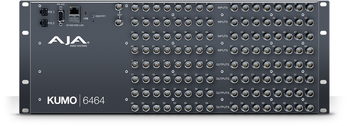 The Kumo 6464 Router Offers An Incredible 64 Inputs - Kumo 6464 (1140x465), Png Download