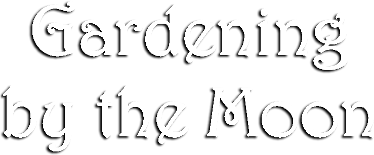 Gardening By The Moon Logo Gardening By The Moon Logo - Moon (747x309), Png Download