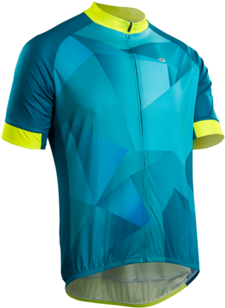 Sugoi Men's Bike Road Jerseys - Sugoi Men's Evolution Zap Short-sleeve Jersey (424x600), Png Download