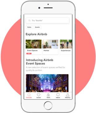 Airbnb Main Cover - Iphone (1000x515), Png Download