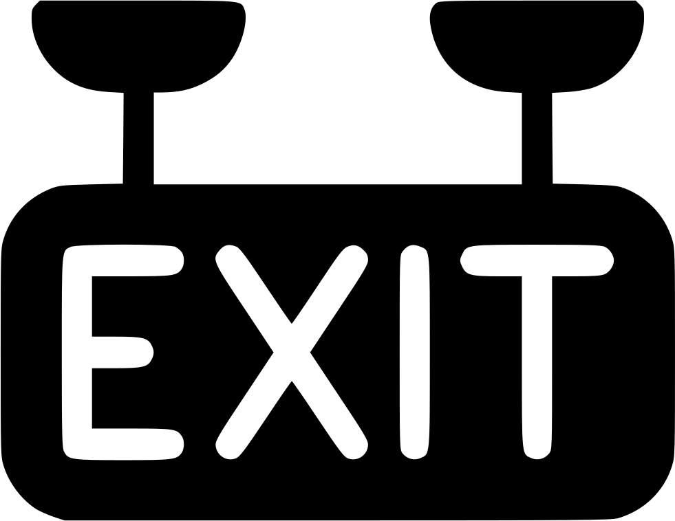 Exit Sign - - Exit 0 Cape May Nj (981x758), Png Download