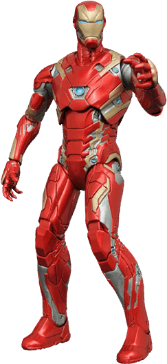 Civil War - Iron Man Civil War Figure (600x600), Png Download