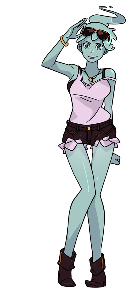 Polly-neutral - Polly Geist Monster Prom (567x953), Png Download