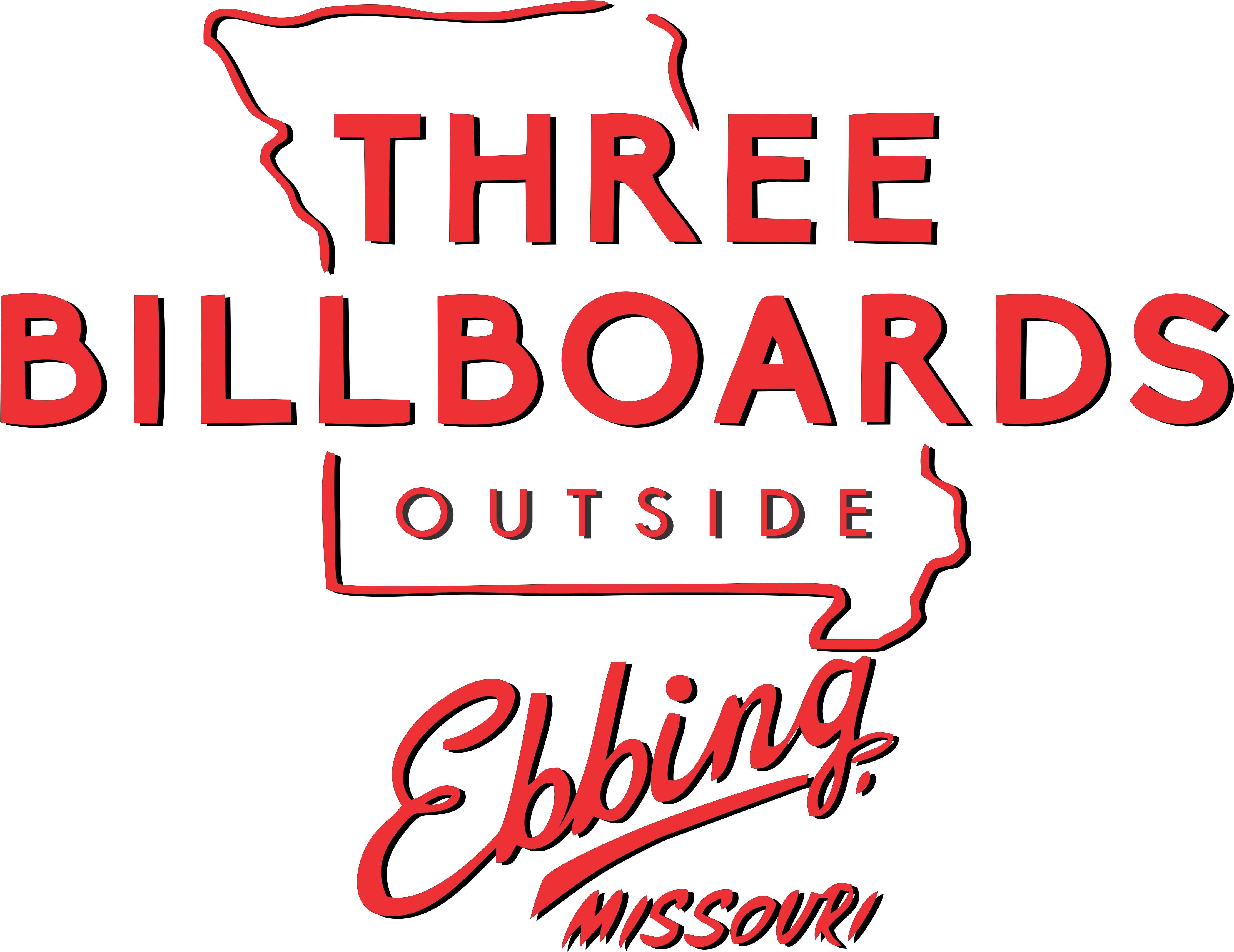 Billboard Transparent Png - 3 Billboards Outside Ebbing Missouri Logo (5092x4080), Png Download
