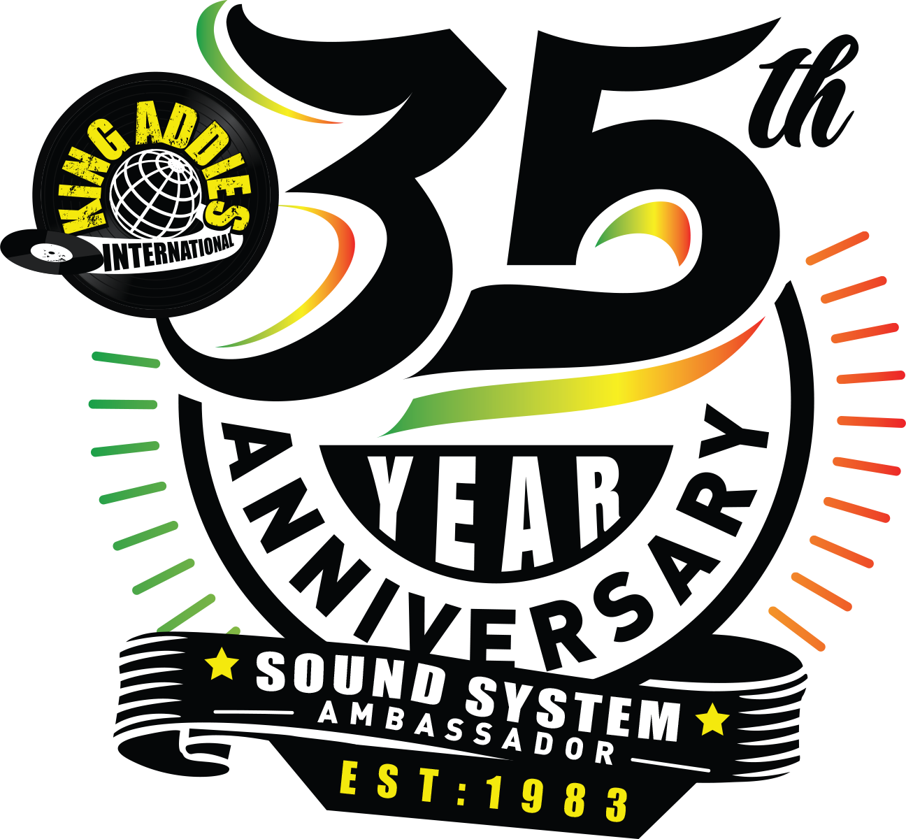 35th Anniversary Logo - Biggest Fan (1296x1200), Png Download