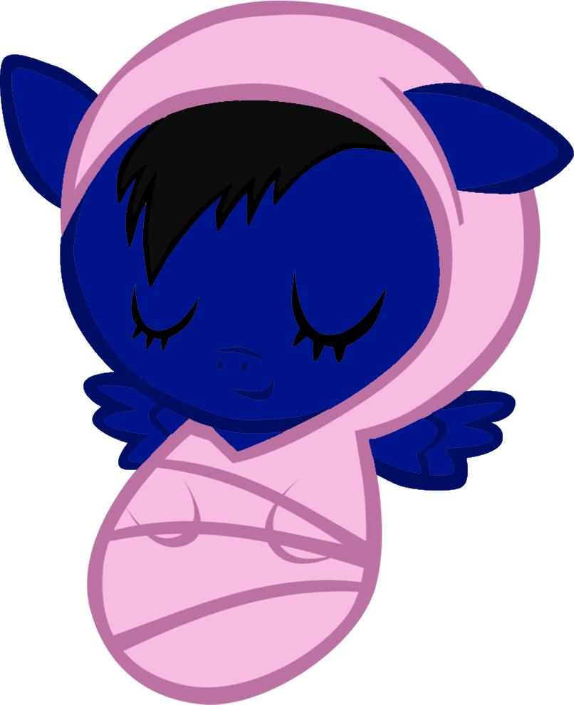 Newborn Dark Dash - Mlp Baby Pony Base (806x990), Png Download