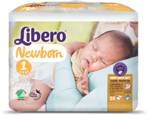 Libero Newborn Size 1 Packshot - Libero Newborn (500x500), Png Download