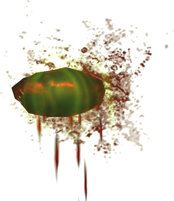 Fo3 Radioactive Gore - Illustration (817x724), Png Download