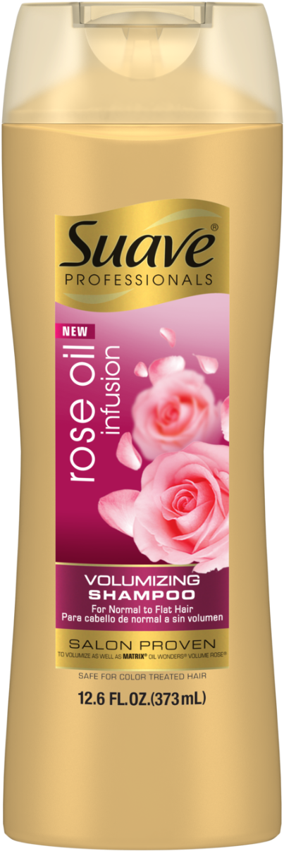 Rose Oil Infusion Volumizing Shampoo - Suave Rose Oil Infusion (1338x1338), Png Download