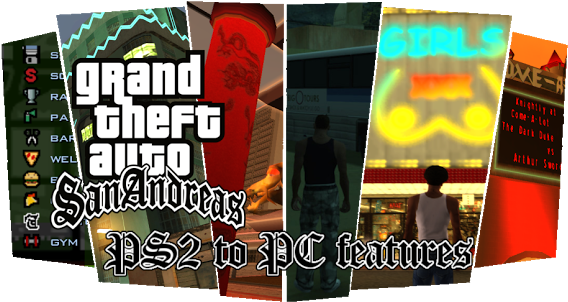Ps2flnew - Grand Theft Auto San Andreas [pc Game] (636x358), Png Download