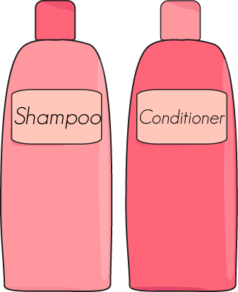 Shampoo And Conditioner Clipart - Shampoo Clipart (337x414), Png Download