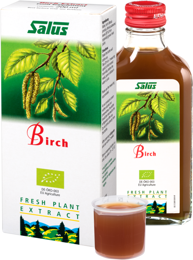 Salus - Birch Plant Juice | 200ml (1000x1001), Png Download