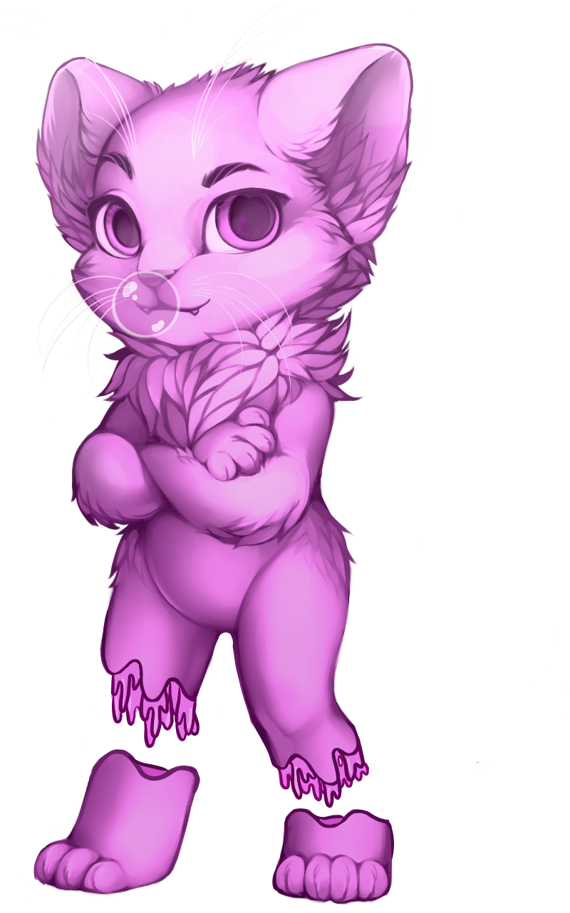 I've Been Listening To "bubblegum B*tch" By Marina - Cat Furvilla Bases (895x1387), Png Download