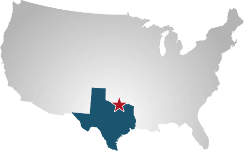 Us / Texas Map - Porterville Ca On Map (504x311), Png Download