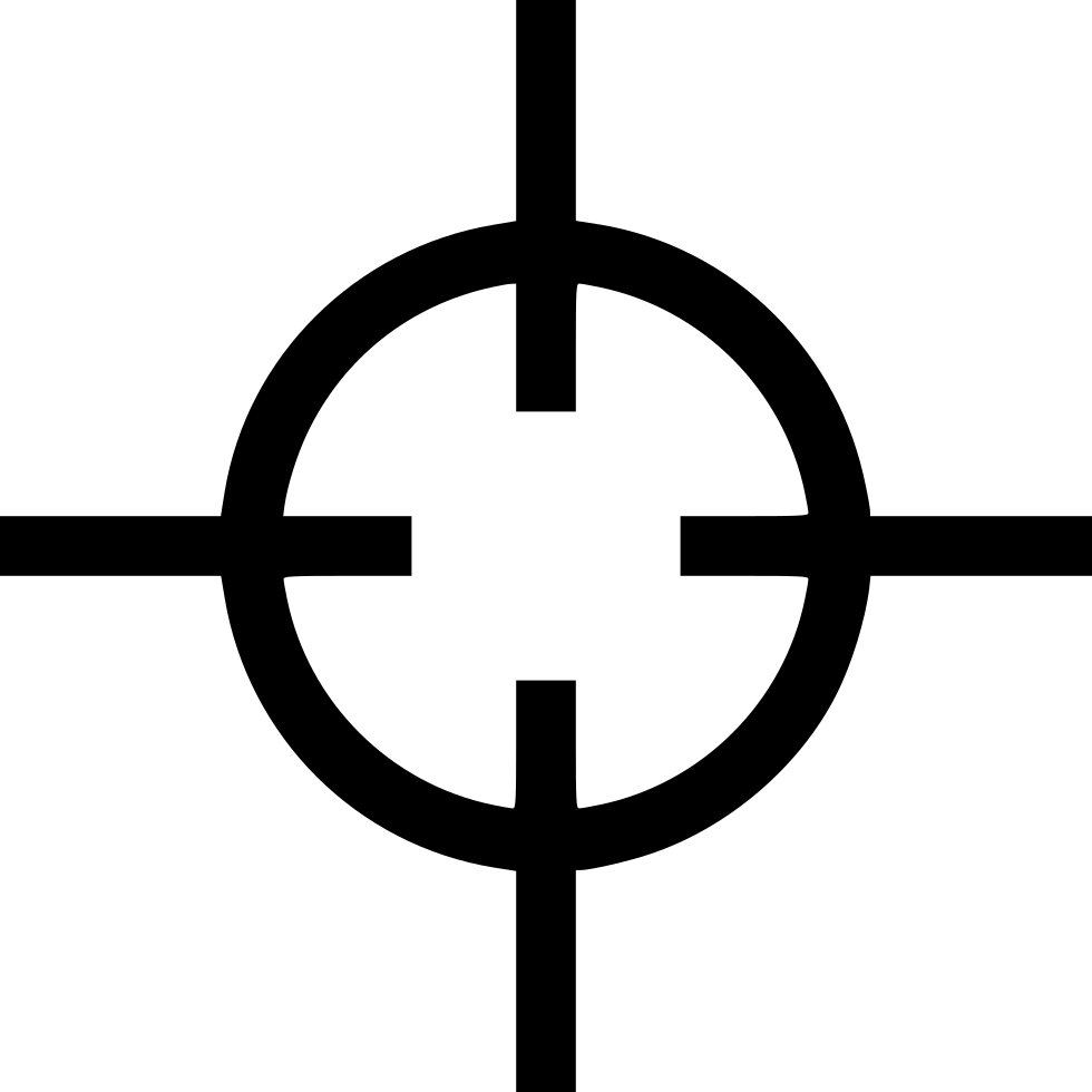 Aim Target Place Object Comments - Target Icon (980x980), Png Download