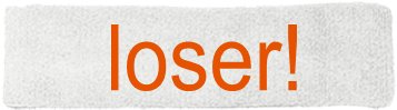 Loser Headband - Custom Headbands - 92-5052024 - Custom - Label (428x400), Png Download