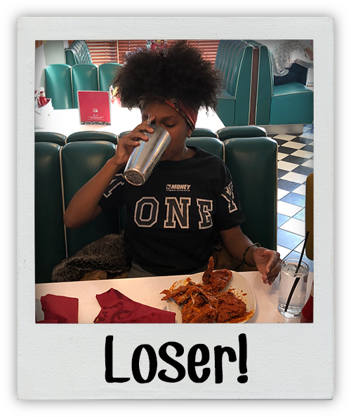 Wigns-loser - Junk Food (500x594), Png Download