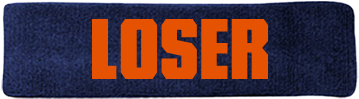 Loser - Headband - 92-5052032 - Custom Heat Pressed - Heat Press (428x400), Png Download