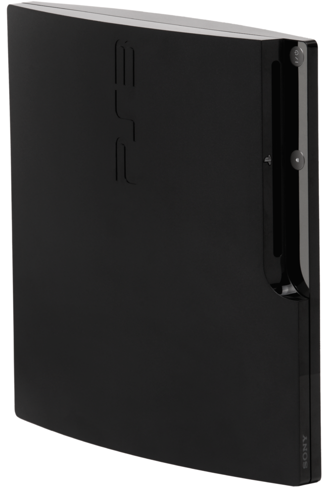 Ps3 Slim Console Vert - Ikea Black Chest Of Drawers (676x1023), Png Download