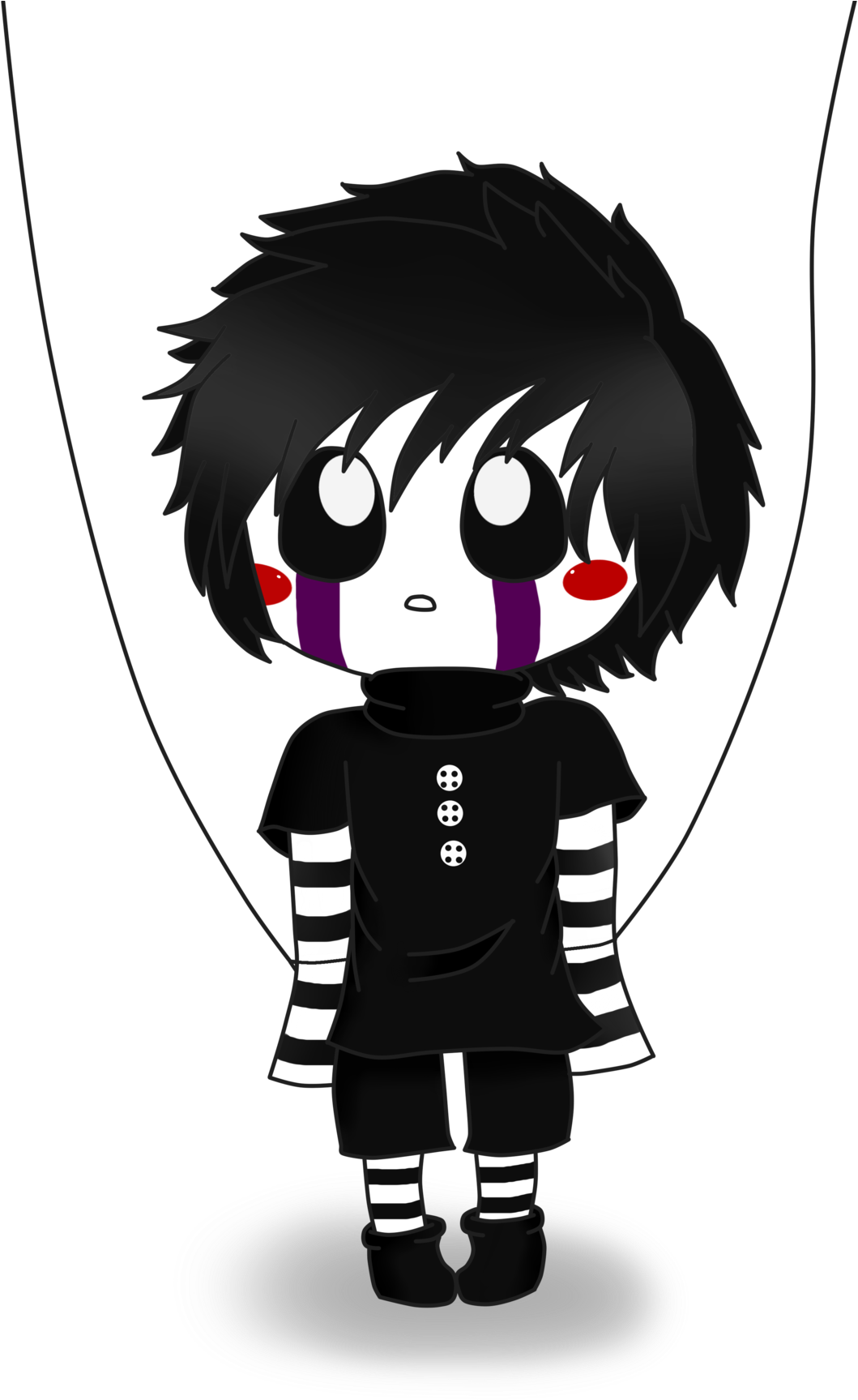 Png Transparent Library Chibi Anime Puppet Master Transprent - Fnaf Anime Puppet Png (1600x1800), Png Download