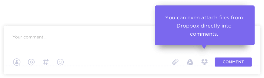 You Can Even Attach Files From Dropbox Directly Into - Computer File (871x258), Png Download