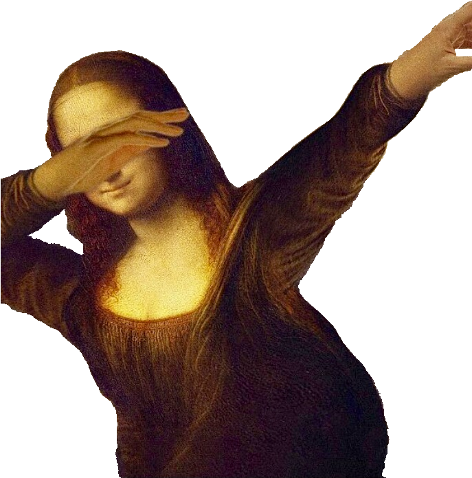 Mona Lisa By Josael - Emoji For Discord Dab (686x725), Png Download
