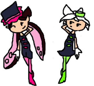 Splashdown Squid Sisters - Splatoon (400x304), Png Download
