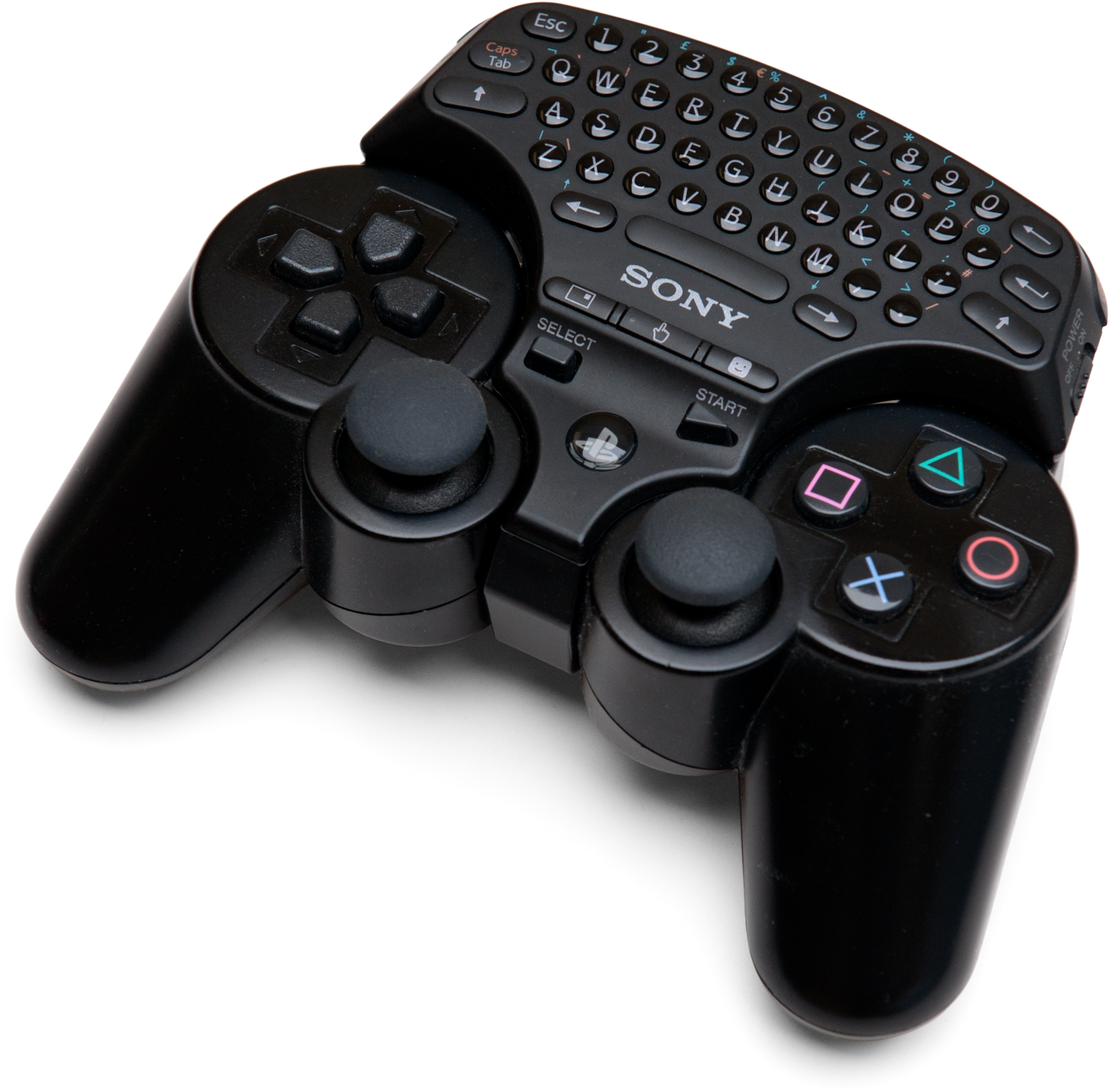 Ps3 Wireless Keypad - Official Sony Wireless Thumb Keypad For Controller (2880x2696), Png Download