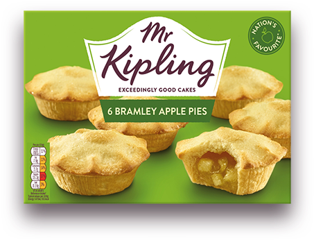 Bramley Apple Pies - Mr Kipling Apple Pie (515x400), Png Download
