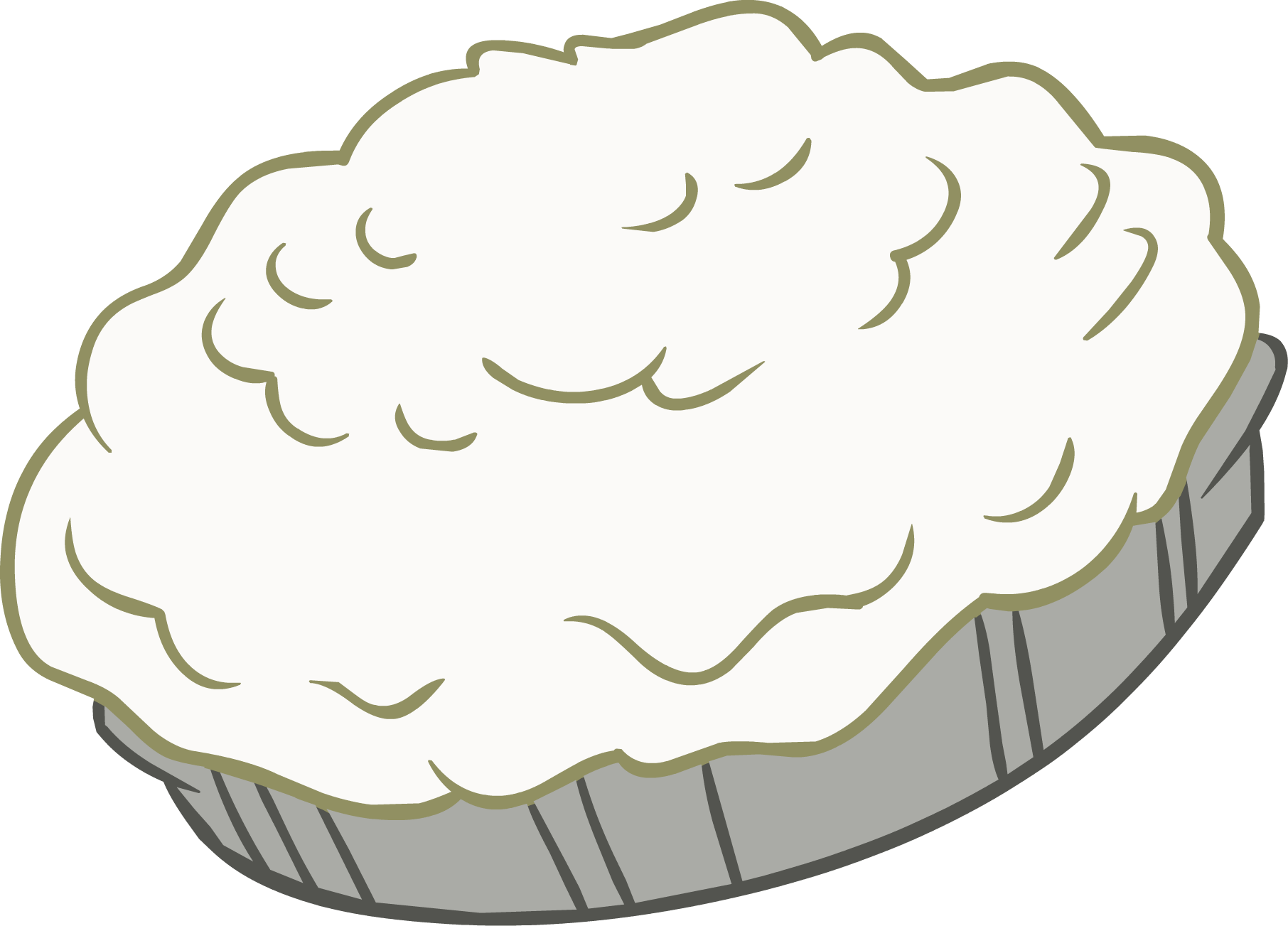 Pie - Whip Cream Pie Transparent (1812x1303), Png Download