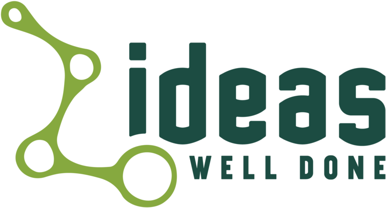 Iwd Logo Lgreenmark-dgreentype - Well Done (1000x625), Png Download