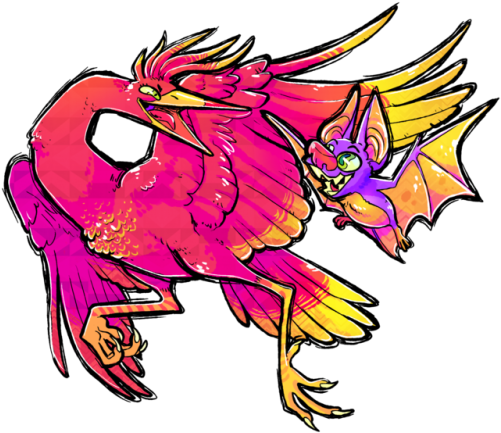 Hyped For Yooka-laylee So I Drew This Lesbian Adventurer - Banjo Kazooie Love Fanart (500x440), Png Download