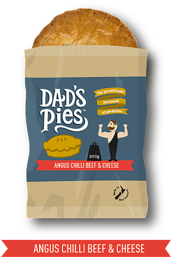 Angus Chilli Beef & Cheese - Dad's Pies Butter Chicken (400x566), Png Download