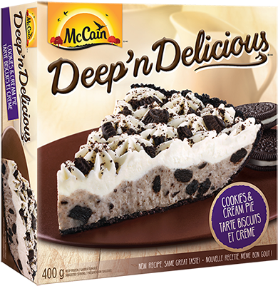Mccain Chocolate Cream Pie (480x400), Png Download