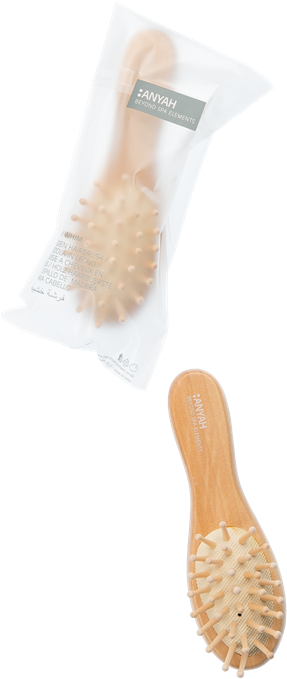 Wooden Hair Brush, Anyah - Brush (1160x738), Png Download