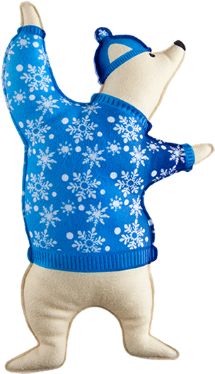 Bear Here Just Wanted To Dance On By And Say "hello" - Pattern (318x568), Png Download