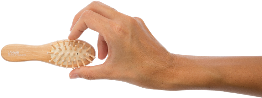 Wooden Hair Brush, Anyah - Wood (1160x738), Png Download