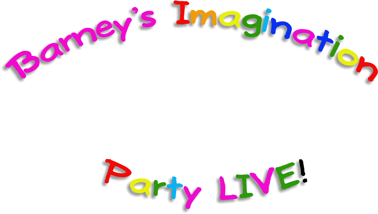 Barney's Imagination Party Live Logo-0 - Wiki (1266x824), Png Download